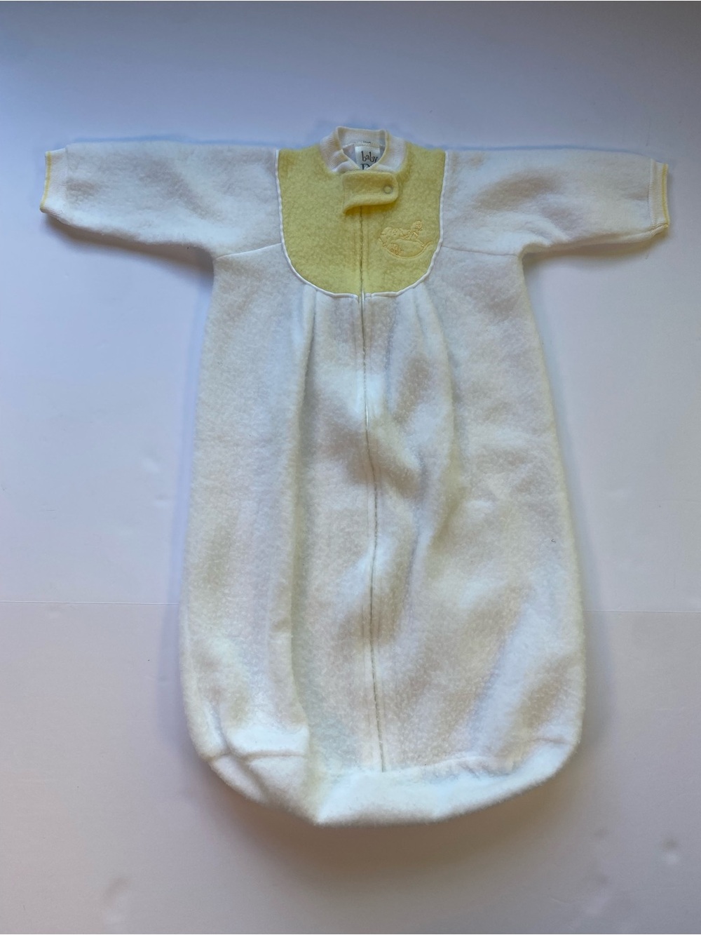 Vintage Baby Dior Carter’s Sleep Gown Sack 70’s - 80’s Rocking Horse USA Mint